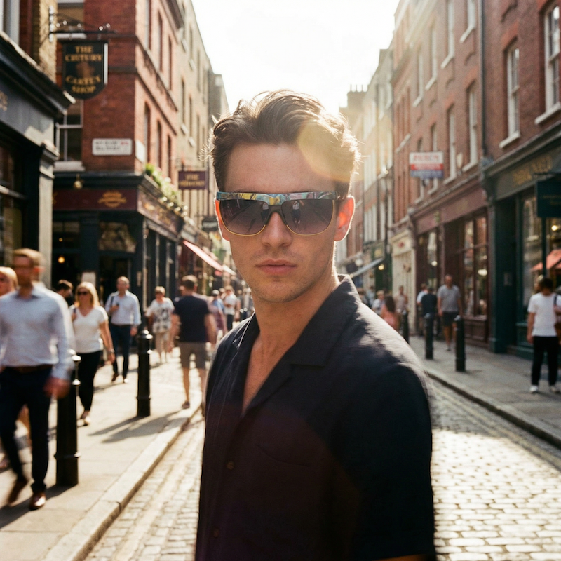 Laura Biagiotti P30 oversized vintage sunglasses. 