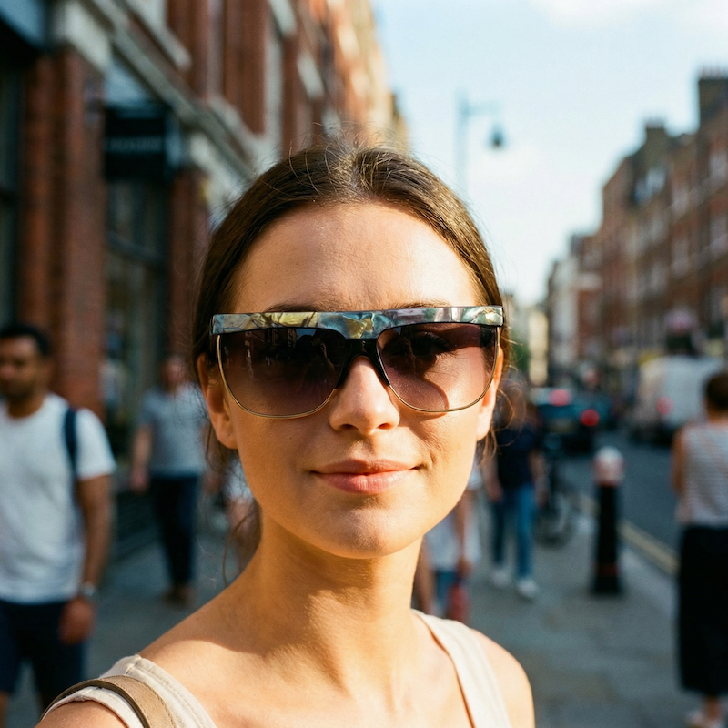 Laura Biagiotti P30 oversized vintage sunglasses. 