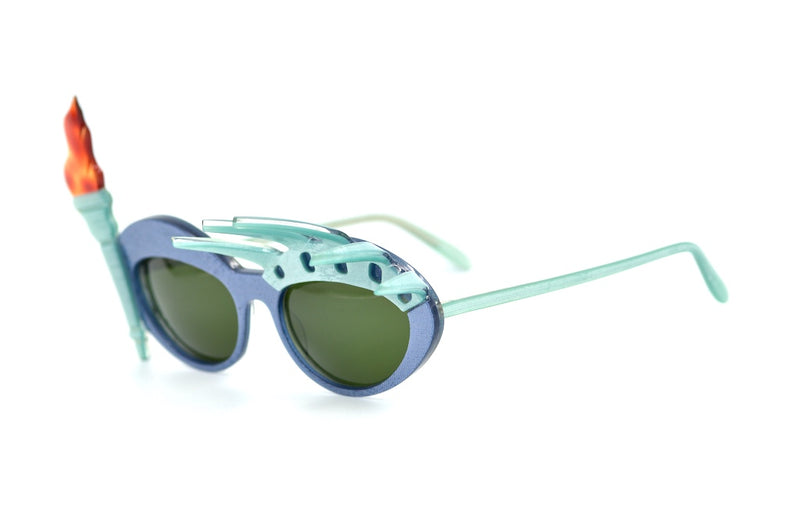 Liberty Flame Anglo American Eyewear Vintage Sunglasses. Statue of Liberty Anglo American Sunglasses.