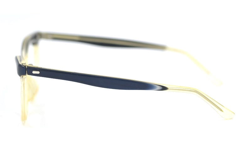 Elaine by Mafline blue and crystal 50s vintage glasses. Women's vintage glasess.