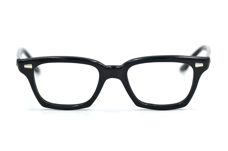 Mantor Scots Prince 1950s Black Square Vintage Glasses