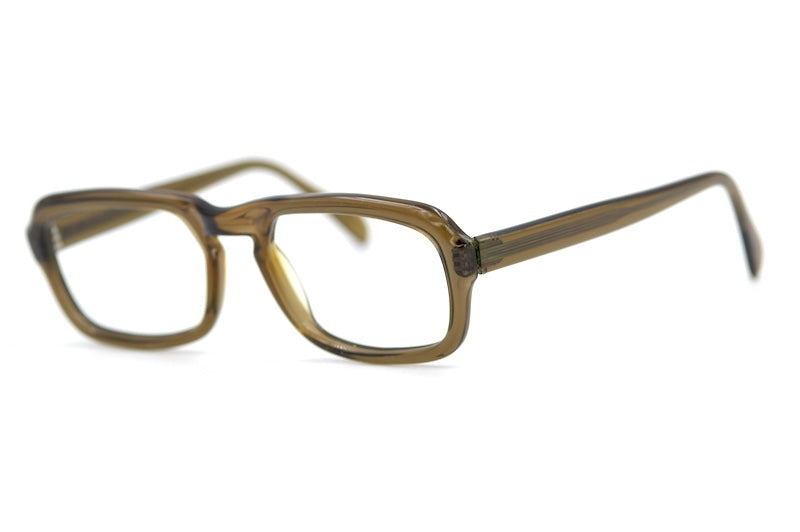 Martin Wells Monza brown rectangular glasses. Vintage Martin Wells Glasses. Vintage glasses made in Australia.  60s men's glasses. Men's vintage glasses. 