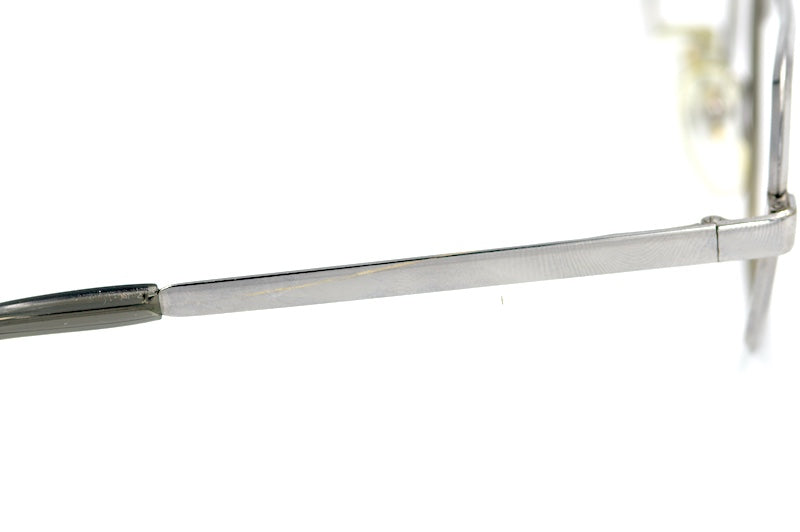 Menrad 307 men's vintage glasses. Men's 70s vintage glasses. Silver metal men's vintage glasses. 