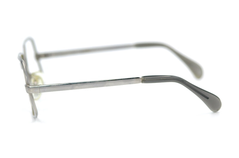 Menrad 307 men's vintage glasses. Men's 70s vintage glasses. Silver metal men's vintage glasses. 