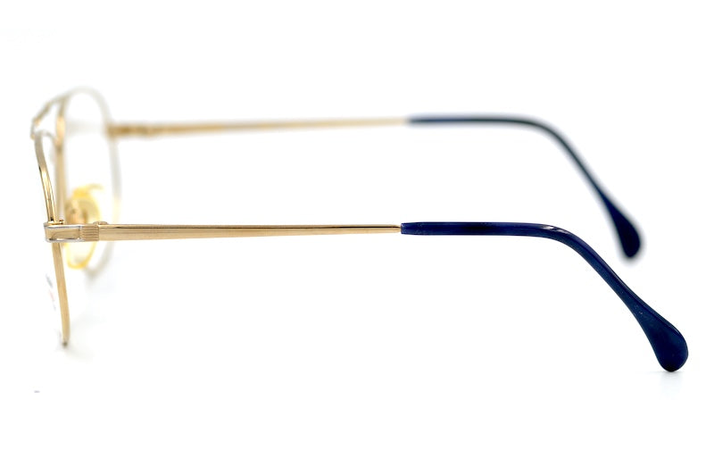 Menrad 357 001 vintage glasses. Gold aviator vintage glasses. Men's vintage glasses. 