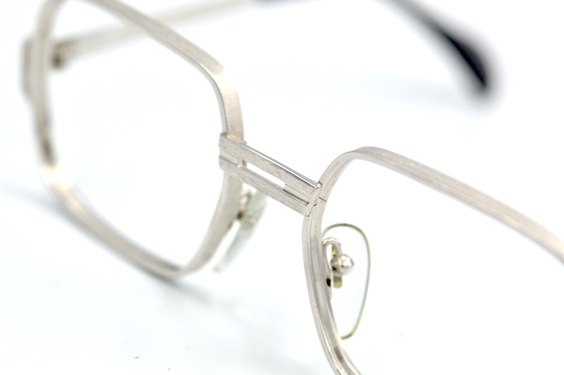 Menrad 401 men's vintage glasses. Men's 70s vintage glasses. Silver metal vintage glasses. 