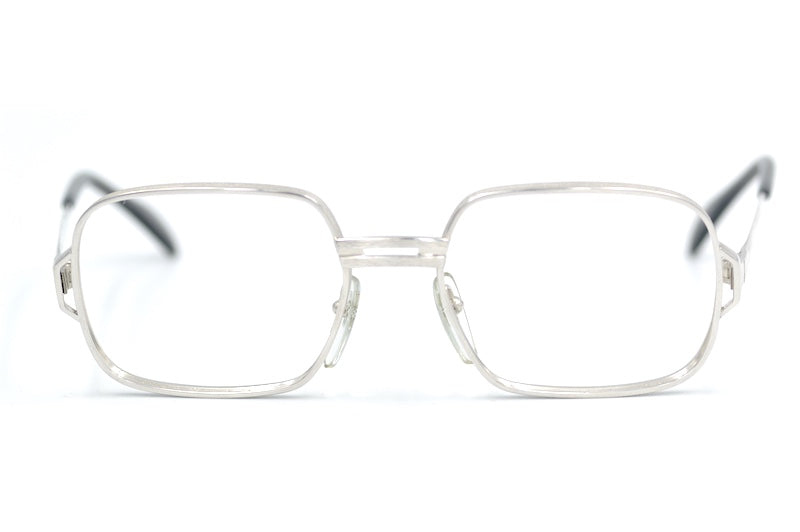 Menrad 401 men's vintage glasses. Men's 70s vintage glasses. Silver metal vintage glasses. 
