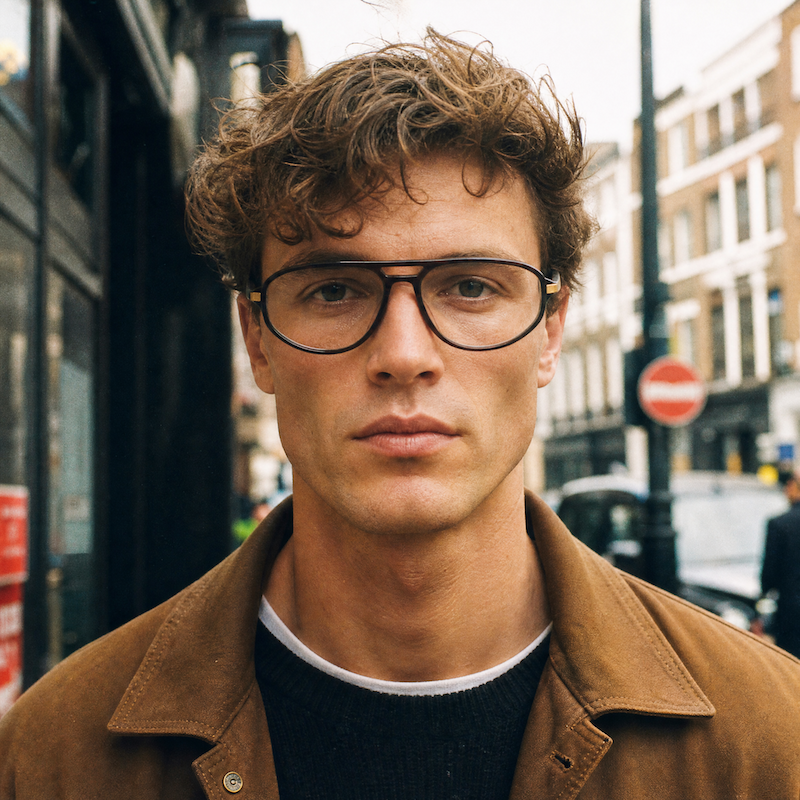 Menrad 882 715 men's vintage aviator glasses. 