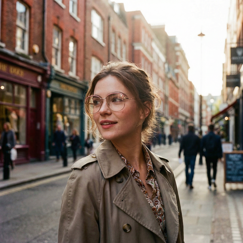 Metzler 7296 463 Vintage Glasses. Combination frame glasses. 70s glasses. 70s eyeglasses. Vintage eyeglasses. 