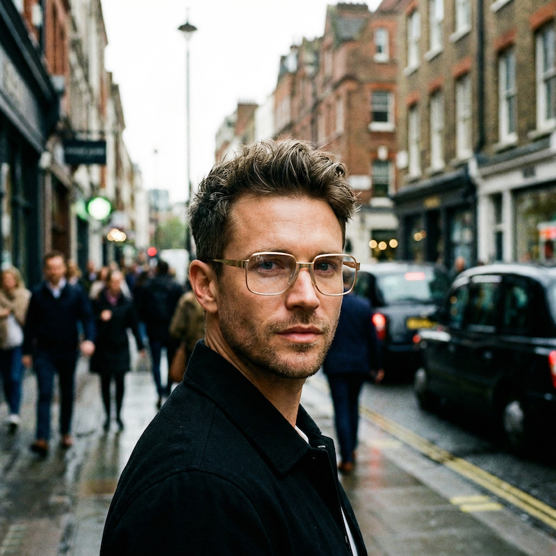 Metzler Uranus 7636 vintage glasses. Gold square metal glasses. 70s square glasses. Mens vintage glasses. Retro glasses. 