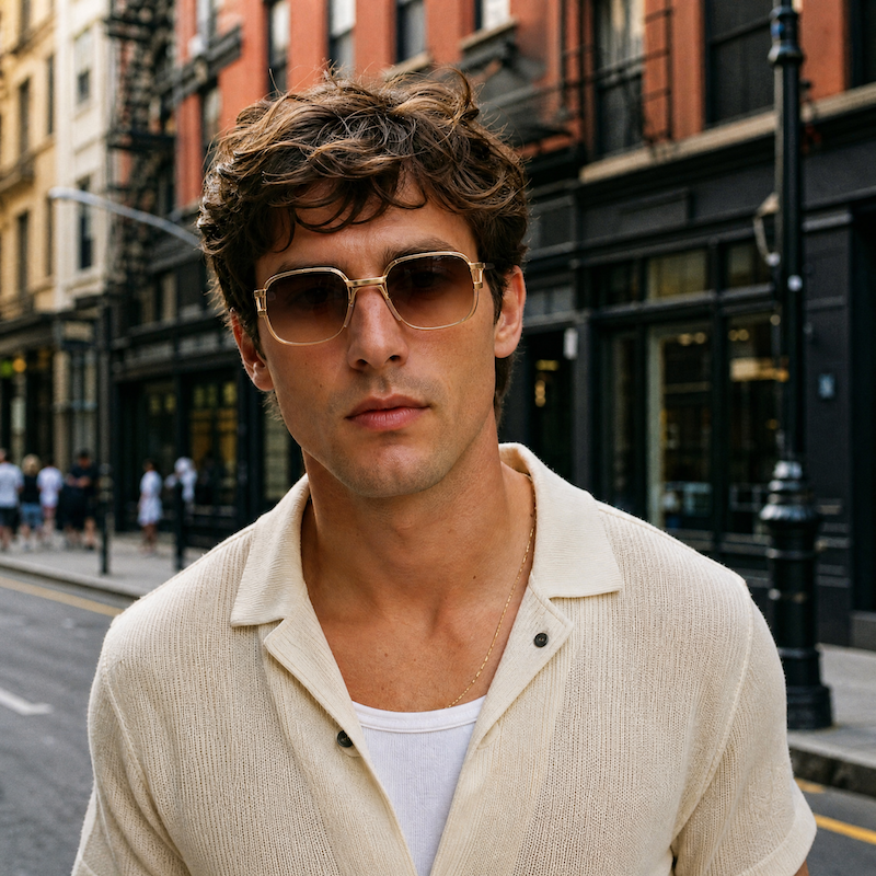 Metzler 7690 003 vintage sunglasses. Men's vintage sunglasses. Men's 1970's vintage sunglasses.