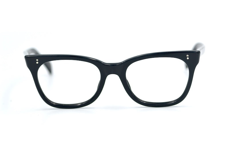 NHS 524 NHGC black petite vintage glasses. 