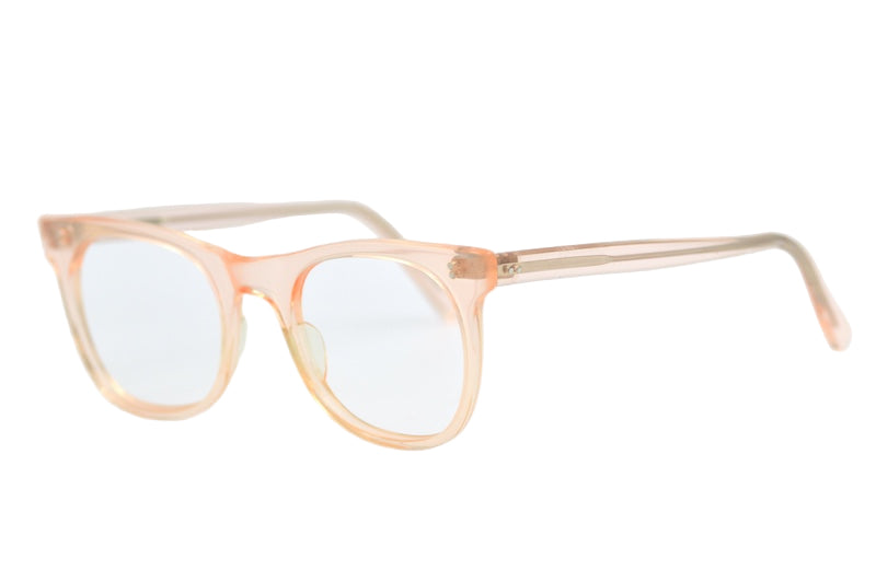NHS 524 pale pink vintage glasses. 60s NHS glasses. 