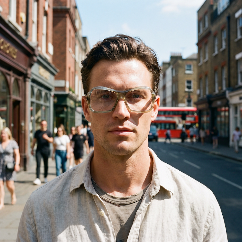 Nina Ricci 0102 men's 70s vintage glasess. 