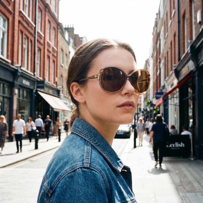Nina Ricci 1313 women's oversized sunglasses.