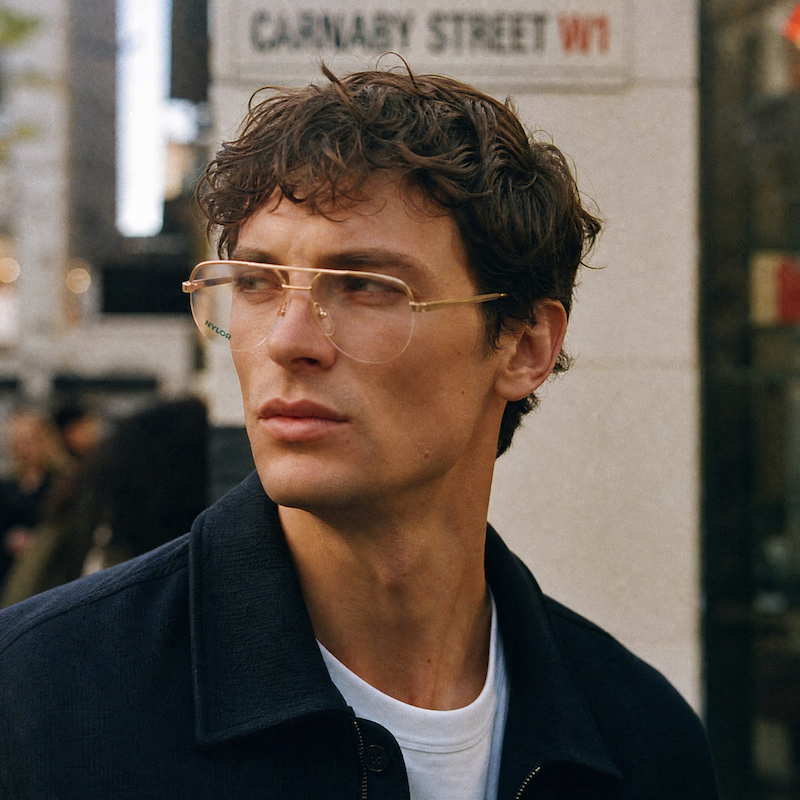 Essilor Nylor Texas 256 men's vintage aviator glasses.