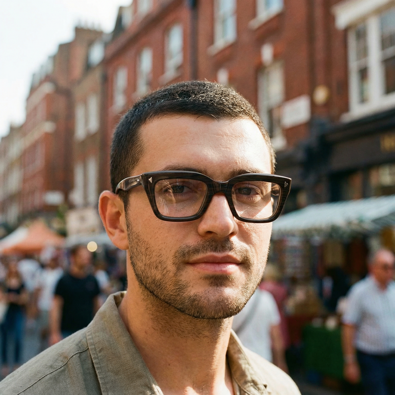 Mens Vintage Glasses, Rockabilly Glasses, 1960s Glasses, Sustainable eyewear, sustainable glasses