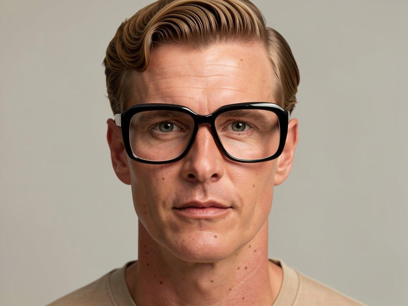 Palmer men's 60s style retro mod glasses. Bloody large glasses. 
