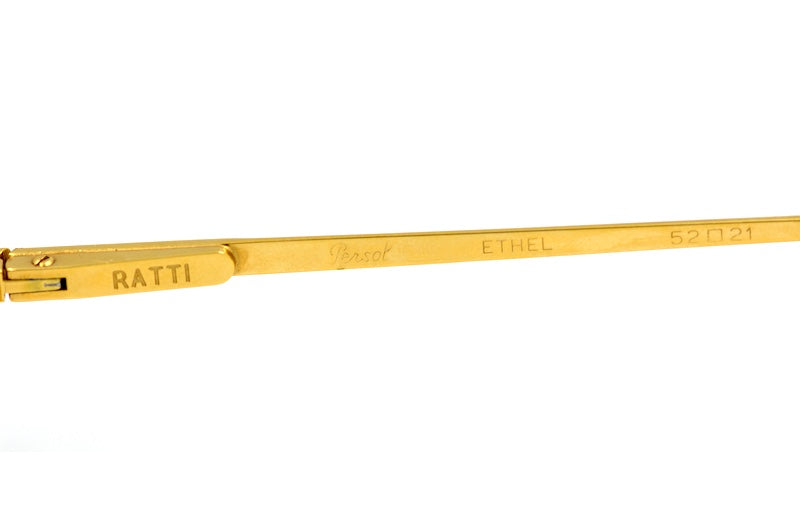Persol Ratti Ethal half eye vintage reading glasses.