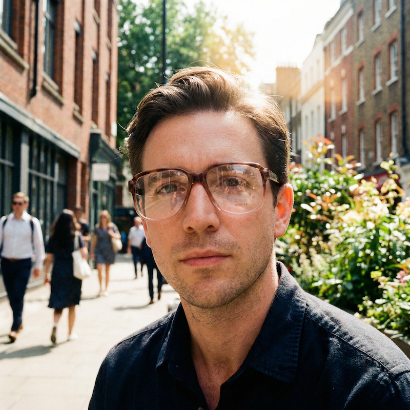 Philip vintage glasses by Conti. Men's vintage glasses. Men's retro stylish glasses.