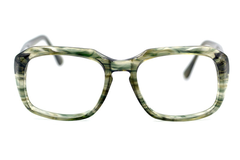 Philip jay 70s green square vintage glasses. 