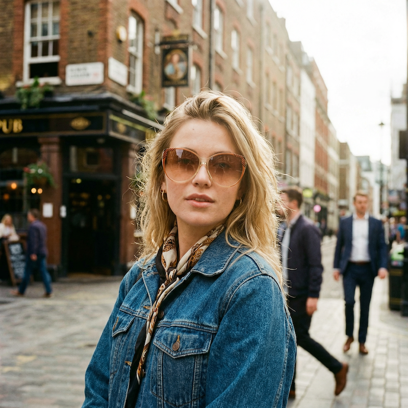 Piave 147 Women's Oversized Sunglasses.  Women's 80s Sunglasses.