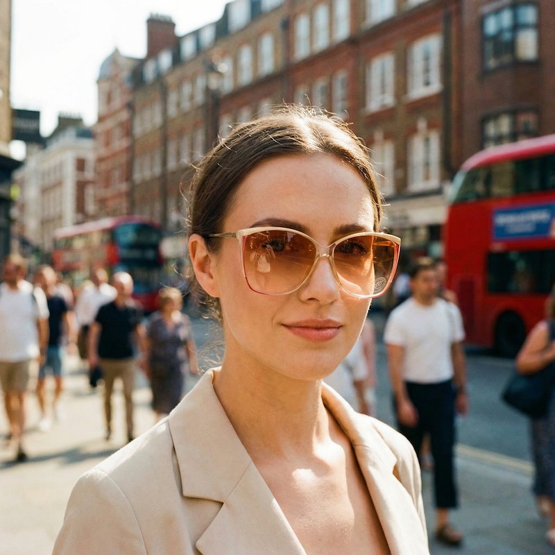 Piave 70s style square oversized vintage sunglasses. Retro Sunglasses. Sustainable Sunglasses. 