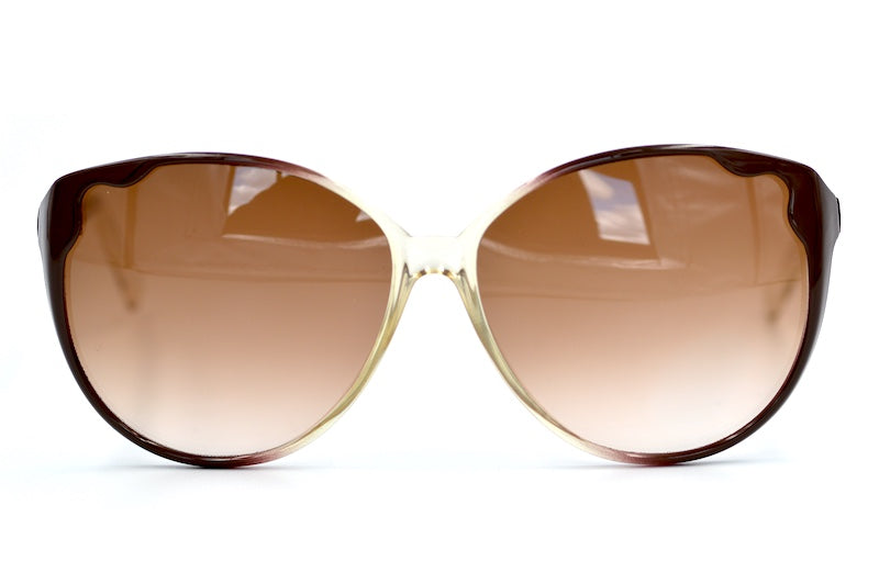 Piave brown women's oversized sunglasses. 70s style oversized sunglasses. 