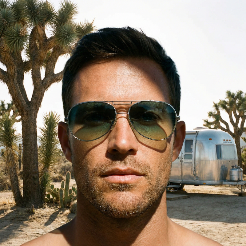 Pilot Look sunglasses. Cliff Booth style aviator sunglasses. Men's silver aviator sunglasses. 