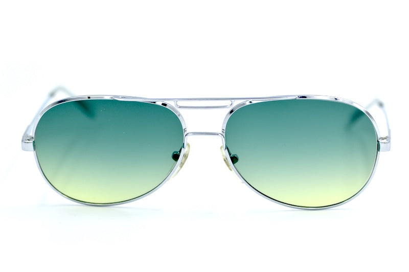 Pilot Look sunglasses. Cliff Booth style aviator sunglasses. Men's silver aviator sunglasses. 