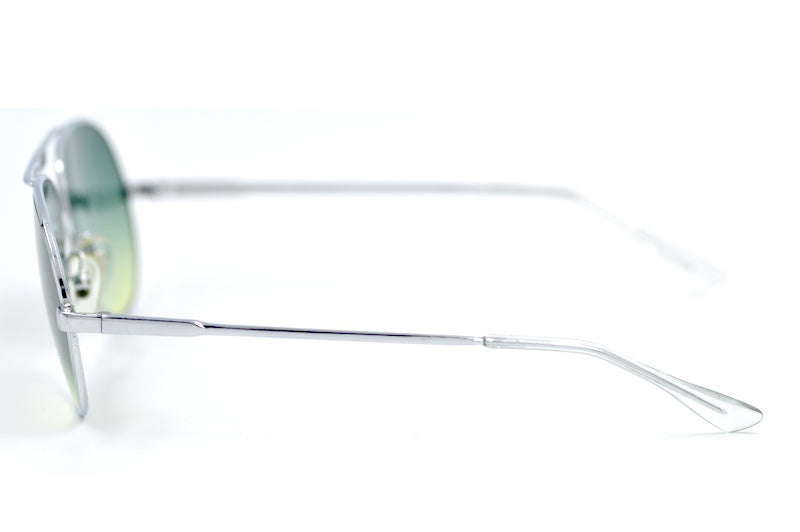 Pilot Look sunglasses. Cliff Booth style aviator sunglasses. Men's silver aviator sunglasses. 