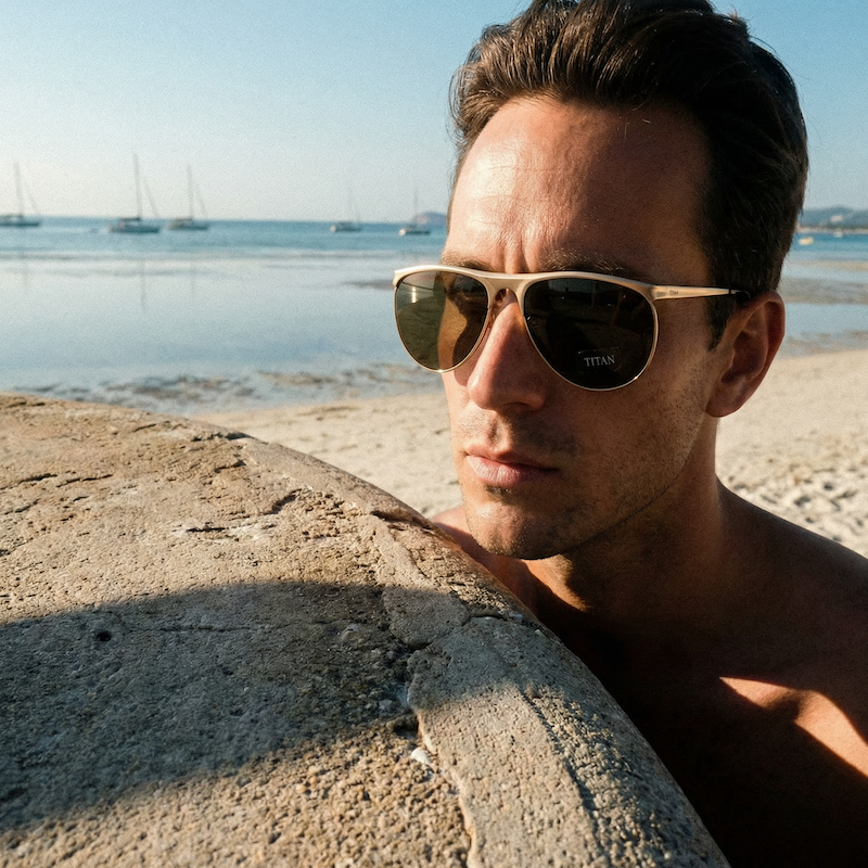 Pininfarina 003 vintage sunglasses. Gold Pininfarina sunglasses. Sunglasses for car enthusiasts. Gifts for car enthusiasts. Mens vintage sunglasses. Mens gold vintage sunglasses. Vintage designer sunglasses. 