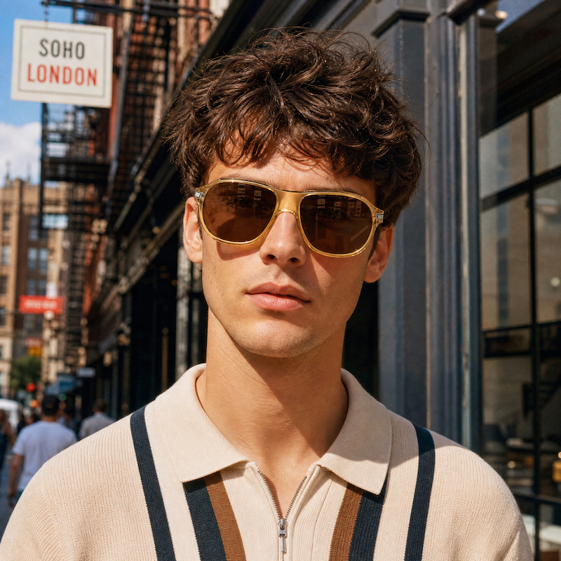 Playboy 4539 70 vintage sunglasses. Men's vintage Playboy sunglasses.
