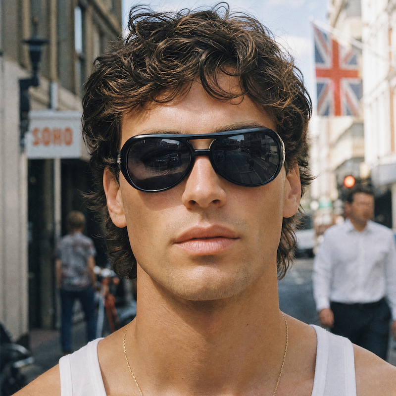 Polaroid 8004 Elvis Sunglasses.