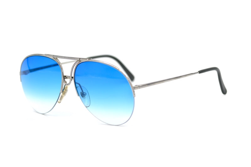 Porsche by Carrera 5627 80s vintage aviator sunglasses. Jim Brown The Adventures of Cliff Booth style sunglasses.