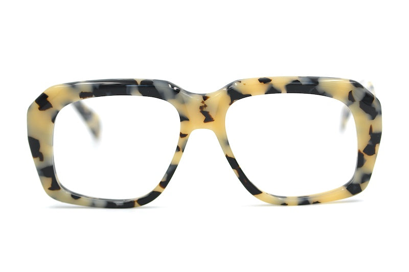 Preciosa 940 Blonde Tortoiseshell Goliath Oversized Glasses – Limited Edition 1 of 25