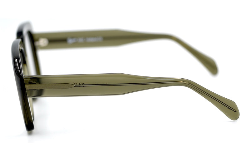 Preciosa 940 Smoky Olive Green Goliath Glasses - Limited Edition