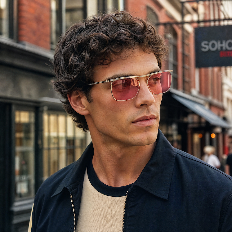 Mod 1 Rose tinted sunglasses as worn by Paul Weller.