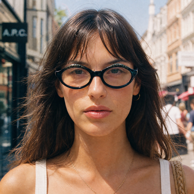 Roxanne women's 50s vintage glasses.