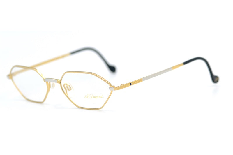 S.T. Dupont D064 Vintage Glasses. 23Kt gold plated glasses. S.T Dupont glasses and sunglasses. 