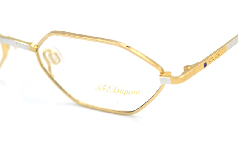 S.T. Dupont D064 Vintage Glasses. 23Kt gold plated glasses. S.T Dupont glasses and sunglasses. 