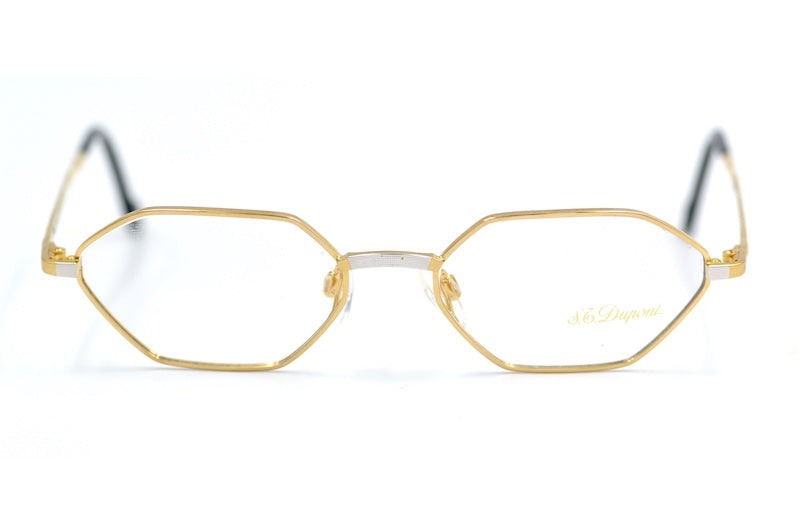 S.T. Dupont D064 Vintage Glasses. 23Kt gold plated glasses. S.T Dupont glasses and sunglasses. 