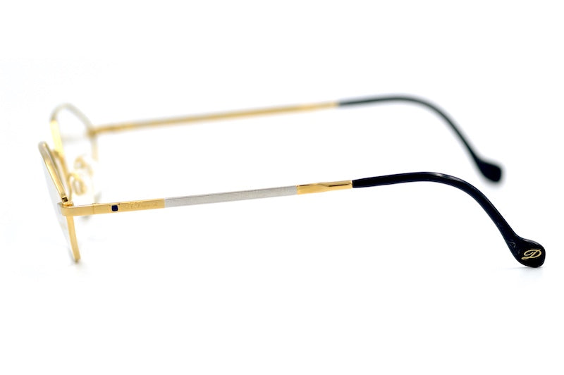 S.T. Dupont D064 Vintage Glasses. 23Kt gold plated glasses. S.T Dupont glasses and sunglasses. 