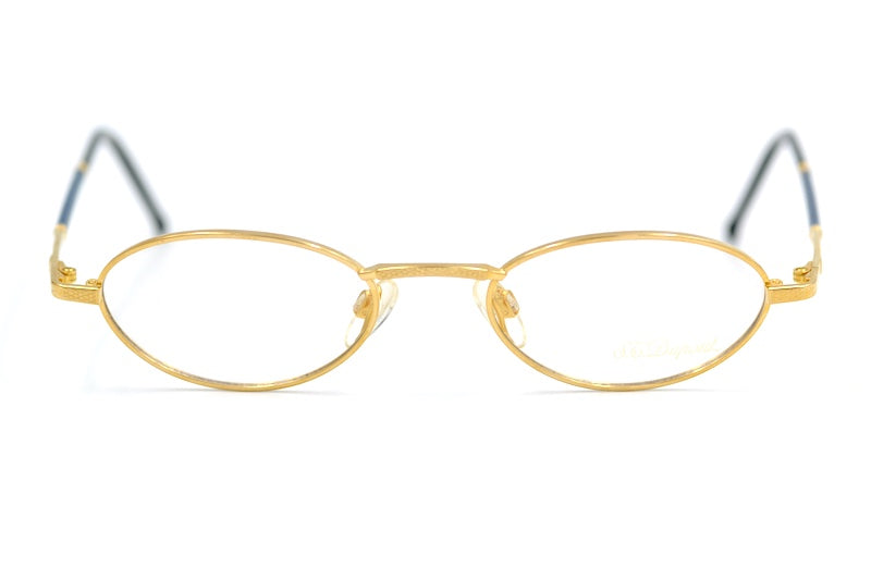 S.T. Dupont D085 6050 Vintage Glasses. Unisex vintage glasses. Luxury vintage glasses. Gold plated glasses. S.t Dupont glasses and sunglasses. 