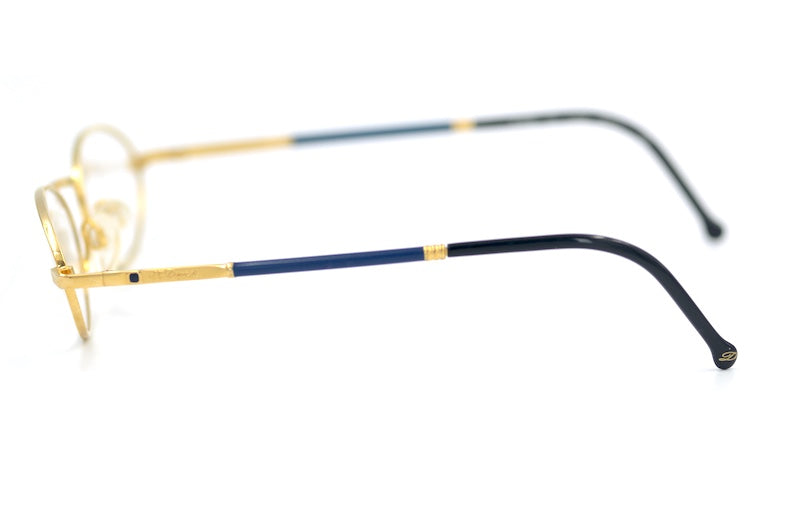 S.T. Dupont D085 6050 Vintage Glasses. Unisex vintage glasses. Luxury vintage glasses. Gold plated glasses. S.t Dupont glasses and sunglasses. 