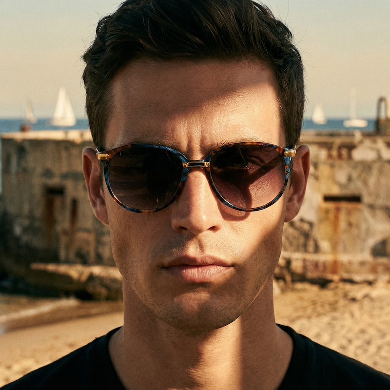 S.T Dupont D003 2312 Sunglasses. Vintage S.T Dupont Sunglasses. Brad Pitt S.T Dupont Sunglasses. 