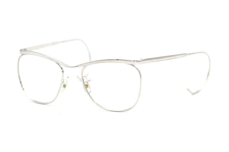 Savile Row 14KT GF Curl Silver Vintage Glasses. Men's vintage glasses.