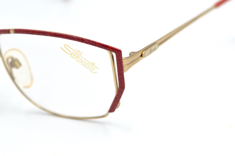 Silhouette M6102 Vintage glasses. Women's vintage glasses. Silhouette glasses. Women's Silhouette glasses. 