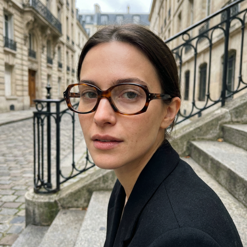 Tasia women's 60s vintage glasses. Mod style glasses. Women's vintage glasses.