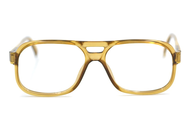 Terri Brogan 8730 Men's Brown Vintage Aviator Glasses